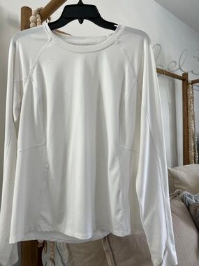 Fila White Crewneck Performance Tee